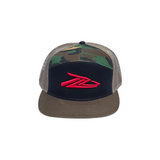 TLD Snap-Back - Camo/Red Logo
